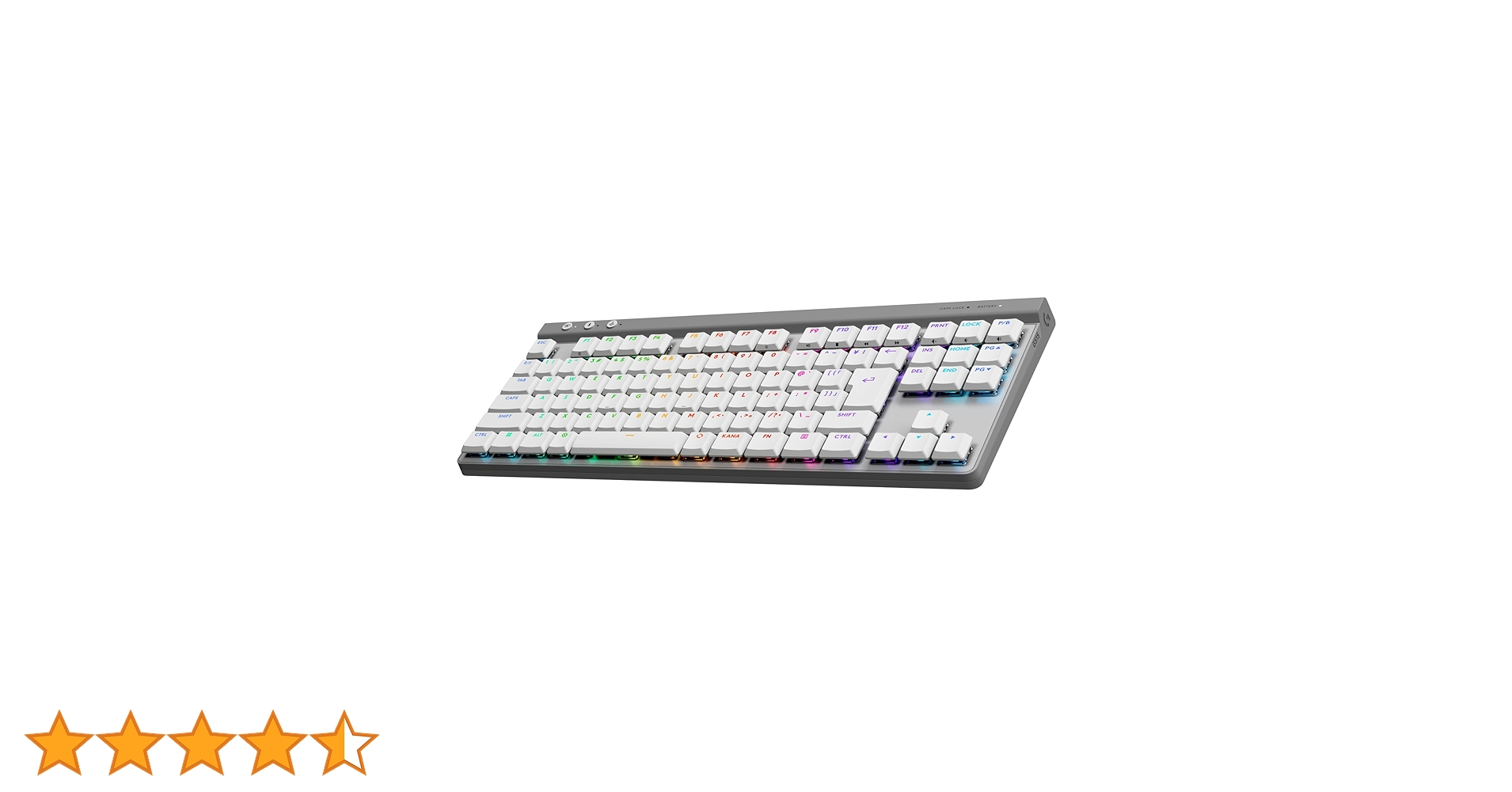 キーボード G515 LIGHTSPEED TKL G515-WL-TCWH G515 LIGHTSPEED TKL Wireless Gaming Keyboard | ロジクールG